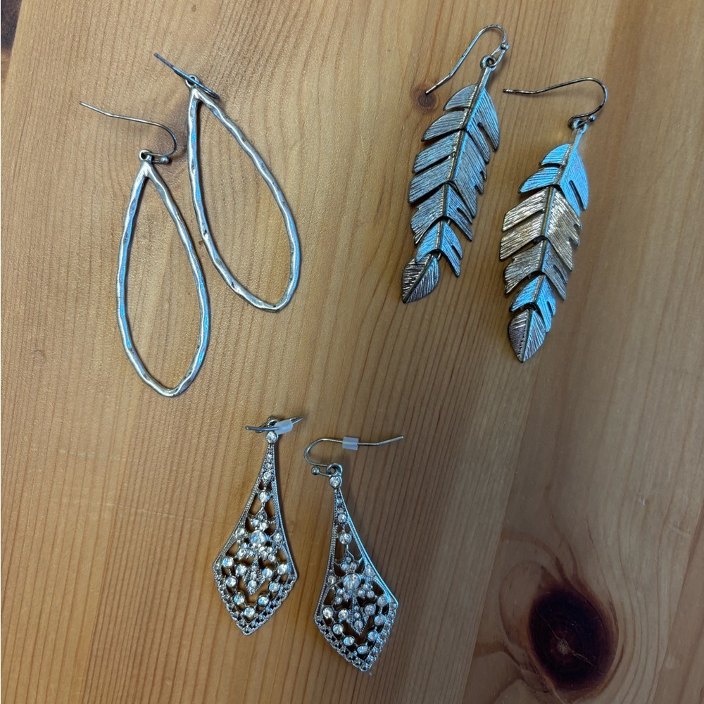 Set of 3 Earring Pairs